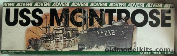 Revell 1/376 USS Montrose PA212 ( USS Randall Attack Transport PA224) - Bagged plastic model kit